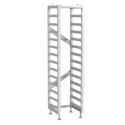 Deye battery rack for 8 BOS-G batteries (3U-HRACK)