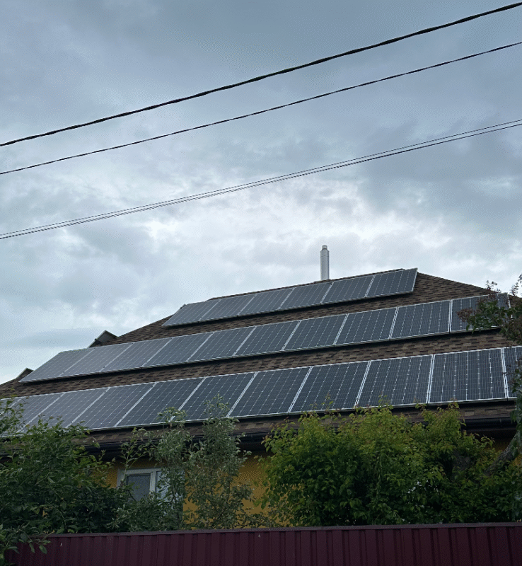 Гібридна сонячна електростанція 85 кВт (Longi Solar + Deye + Huawei + ВМС система)